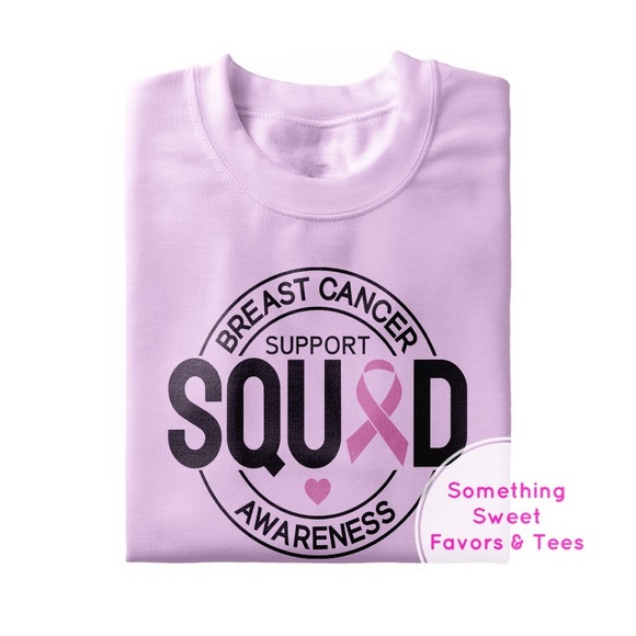 Breast Cancer Support Squad Tee - Picture 1 of 1